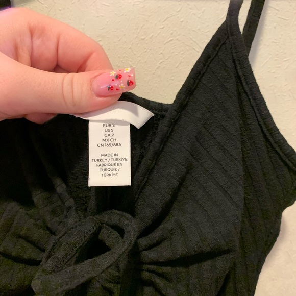 H&M Black Tight Dress Size Small-Medium - Picture 2 of 5